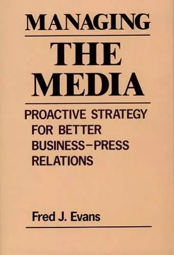 Managing the Media cover