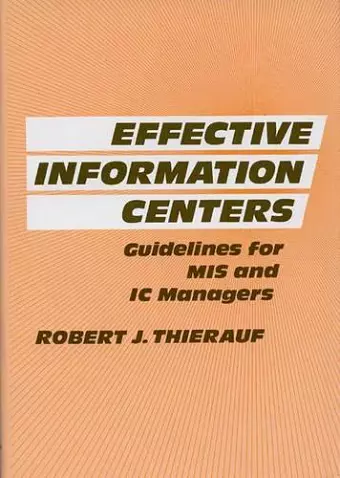 Effective Information Centers cover