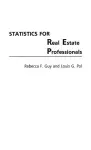 Statistics for Real Estate Professionals cover