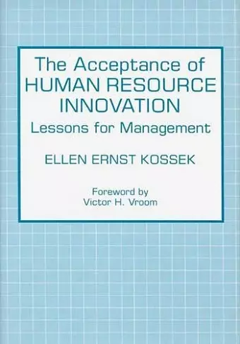 The Acceptance of Human Resource Innovation cover