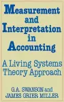 Measurement and Interpretation in Accounting cover