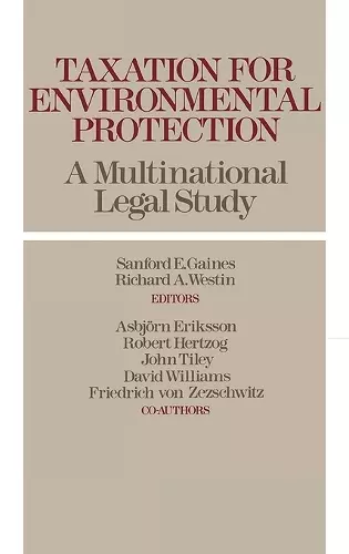 Taxation for Environmental Protection cover