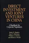 Direct Investment and Joint Ventures in China cover
