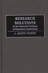 Research Solutions to the Financial Problems of Depository Institutions cover