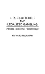 State Lotteries and Legalized Gambling cover