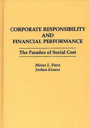 Corporate Responsibility and Financial Performance cover