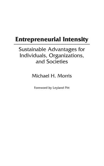 Entrepreneurial Intensity cover