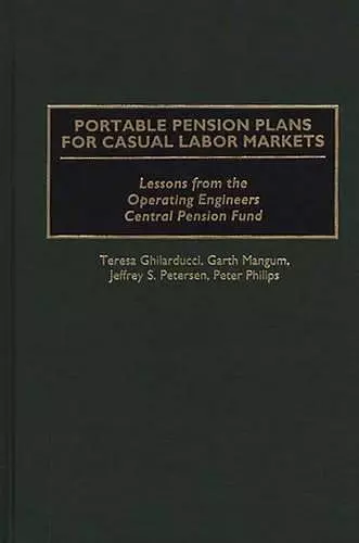 Portable Pension Plans for Casual Labor Markets cover