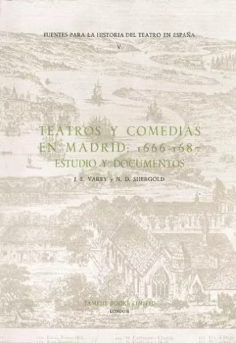 Teatros y Comedias en Madrid: 1666-1687 cover