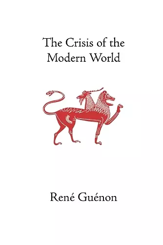 The Crisis of the Modern World cover