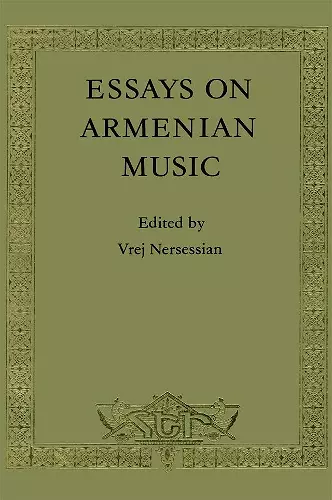 Essays On Armenian Music cover