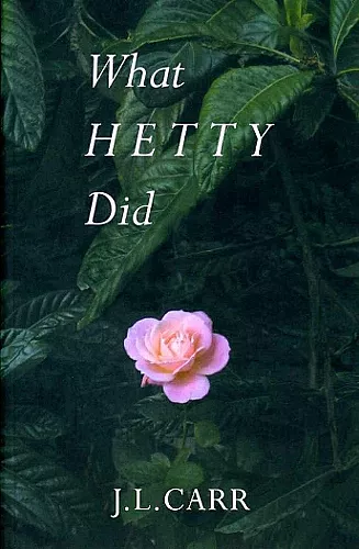 What Hetty Did cover