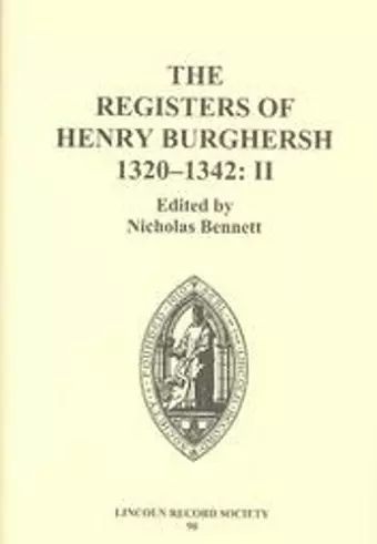 The Registers of Henry Burghersh 1320-1342 cover