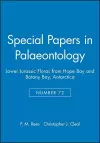 Special Papers in Palaeontology, Lower Jurassic Floras from Hope Bay and Botany Bay, Antarctica cover