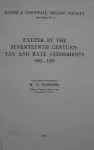 Exeter in the Seventeenth Century cover