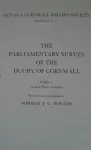 The Parliamentary Survey of the Duchy of Cornwall, Part I cover