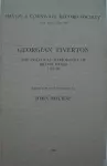 Georgian Tiverton, The Political Memoranda of Beavis Wood 1768-98 cover