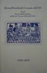 Devon Household Accounts 1627-59, Part II cover