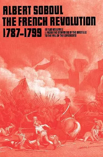 The French Revolution 1789-1799, Vol 1 cover