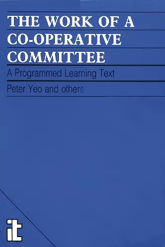 Work of a Co-operative Committee cover