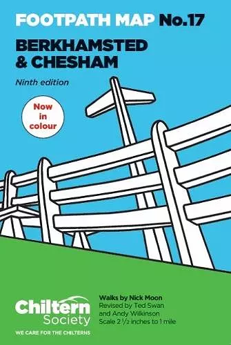 Chiltern Society Footpath Map No. 17 Chesham & Berkhamsted cover