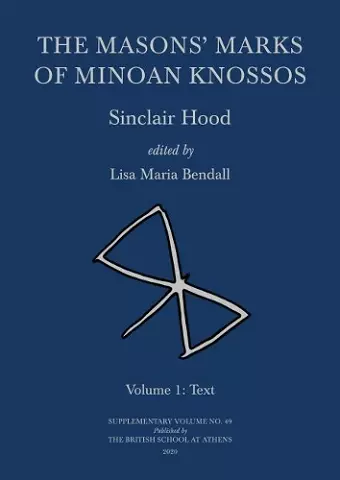 The Masons' Marks of Minoan Knossos cover