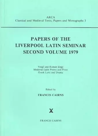 Papers of the Liverpool Latin Seminar, Volume 2, 1979 cover