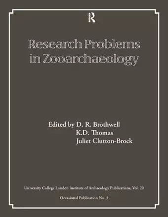 Research Problems in Zooarchaeology cover