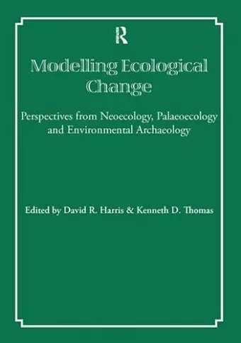 Modelling Ecological Change cover