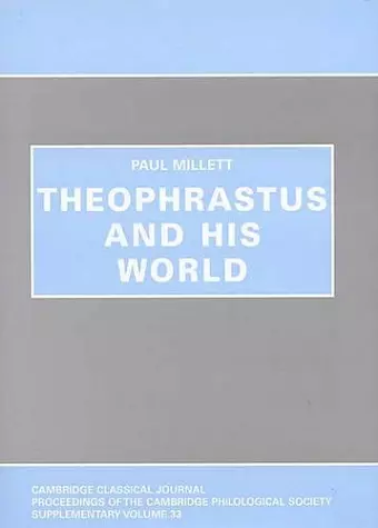 Theophrastus and his World cover