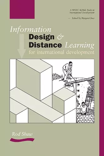 Information Design and Distance Learning for International Development cover