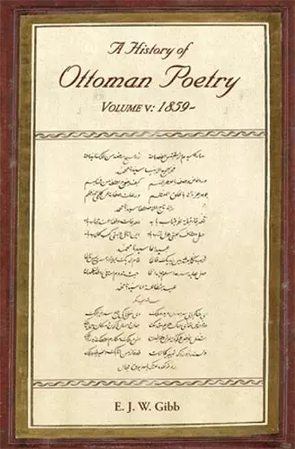 A History of Ottoman Poetry Volume V cover