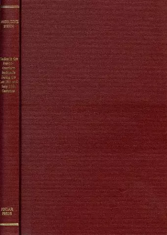 Studies in the Franco-American Booktrade During the Late 18th and Early 19th Centuries cover