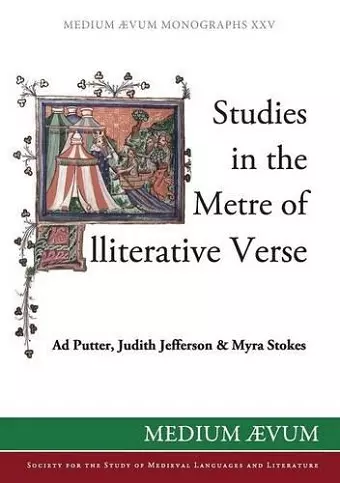 Studies in the Metre of Alliterative Verse cover