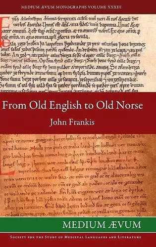 From Old English to Old Norse cover