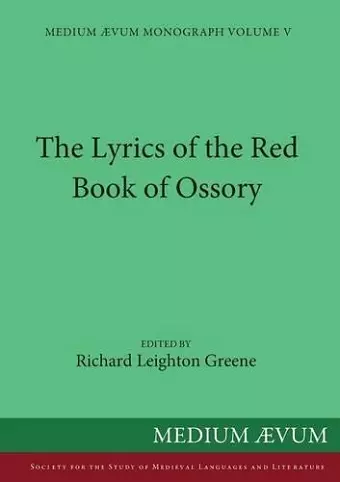 The Lyrics of the Red Book of Ossory cover