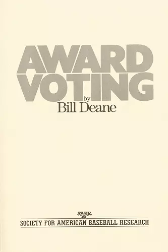 Award Voting cover