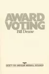 Award Voting cover