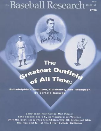 The Baseball Research Journal (BRJ), Volume 27 cover