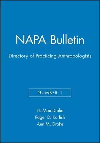 Directory of Practicing Anthropologists cover