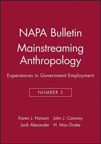 Mainstreaming Anthropology cover