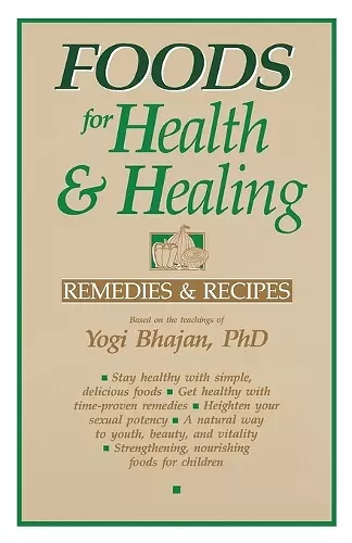 Foods for Health and Healing cover