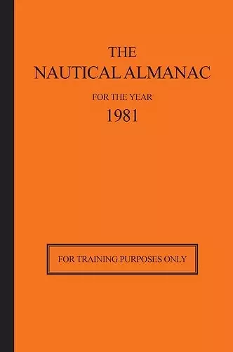 The Nautical Almanac for the Year 1981 cover