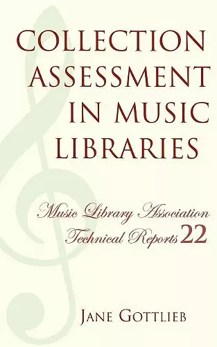 Collection Assessment in Music Libraries cover