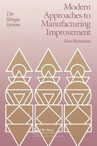 Modern Approaches to Manufacturing Improvement cover