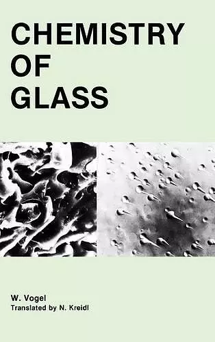 Chemistry of Glass cover