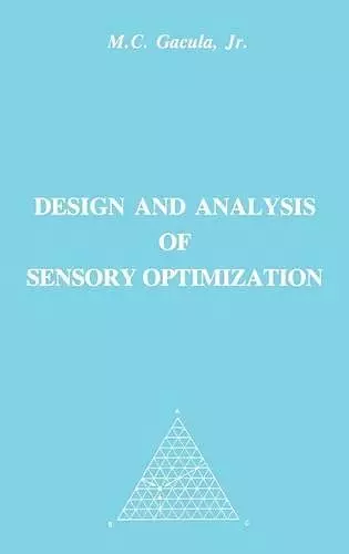 Design and Analysis of Sensory Optimization cover