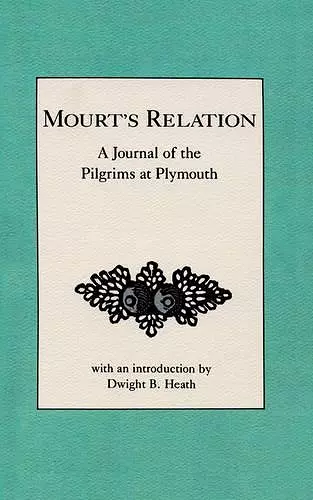 Mourt's Relation cover