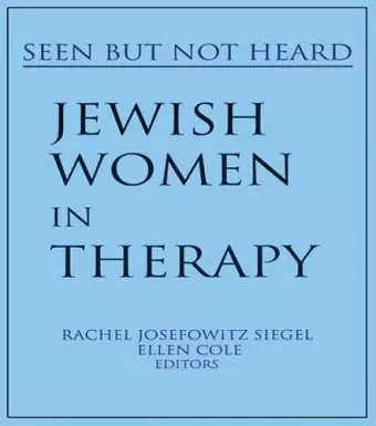 Jewish Women in Therapy cover