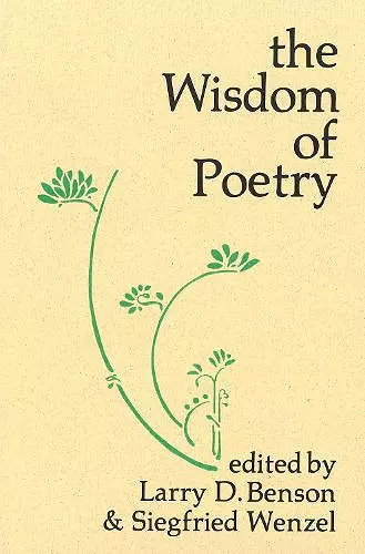 The Wisdom of Poetry cover